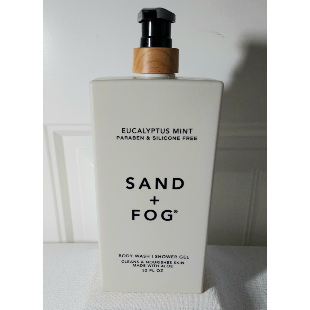 Sand +‎ Fog Eucalyptus Mint Body Wash/Shower Gel 32 oz New